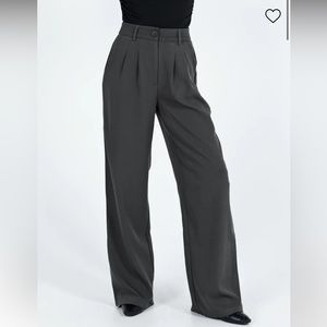 Princess Polly Archer Pants - Slate